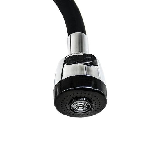GRIFO FLEXIBLE NEGRO DE  PARED ITALOMIX LH-3310