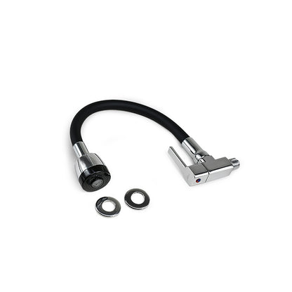 GRIFO FLEXIBLE NEGRO DE  PARED ITALOMIX LH-3310