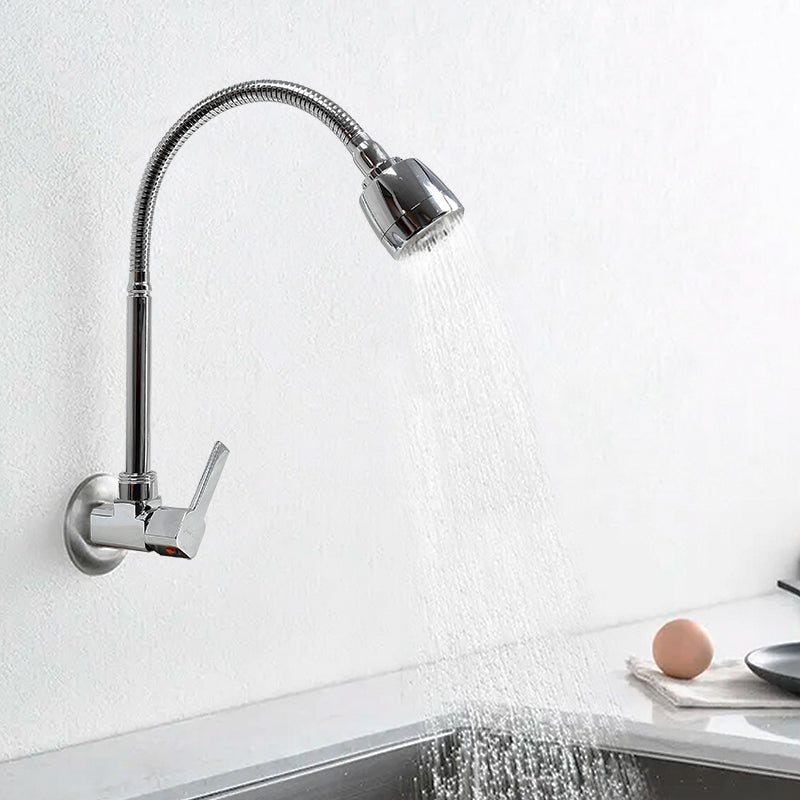 GRIFO FLEXIBLE CROMADO DE  PARED ITALOMIX LH-3309