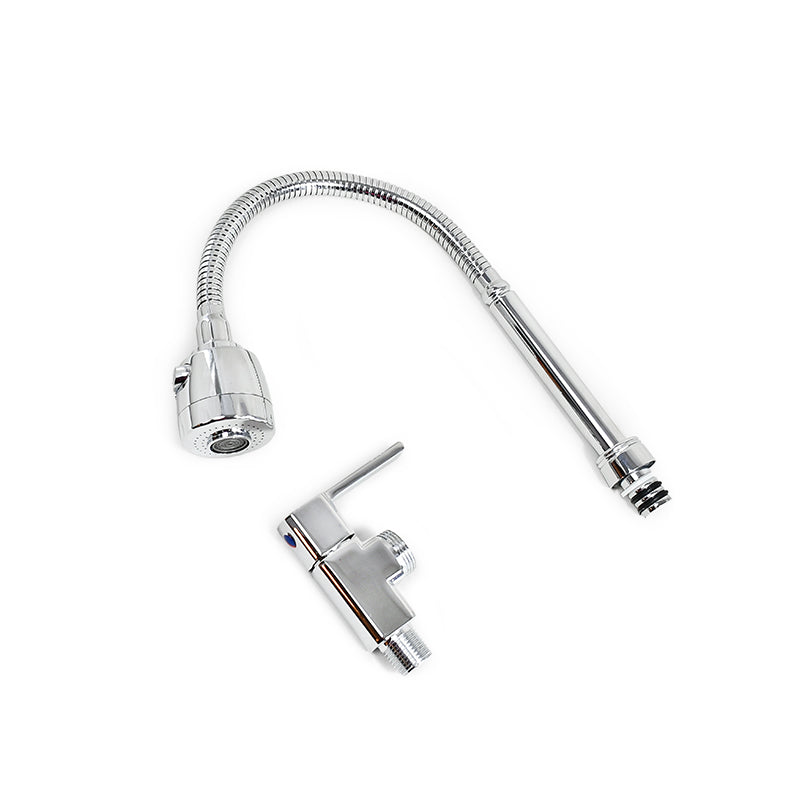 GRIFO FLEXIBLE CROMADO DE  PARED ITALOMIX LH-3309