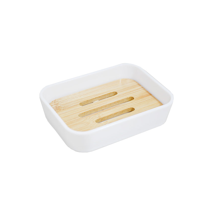 SET DE BAÑO 6PZ BLANCO PREMIUM LH-3653