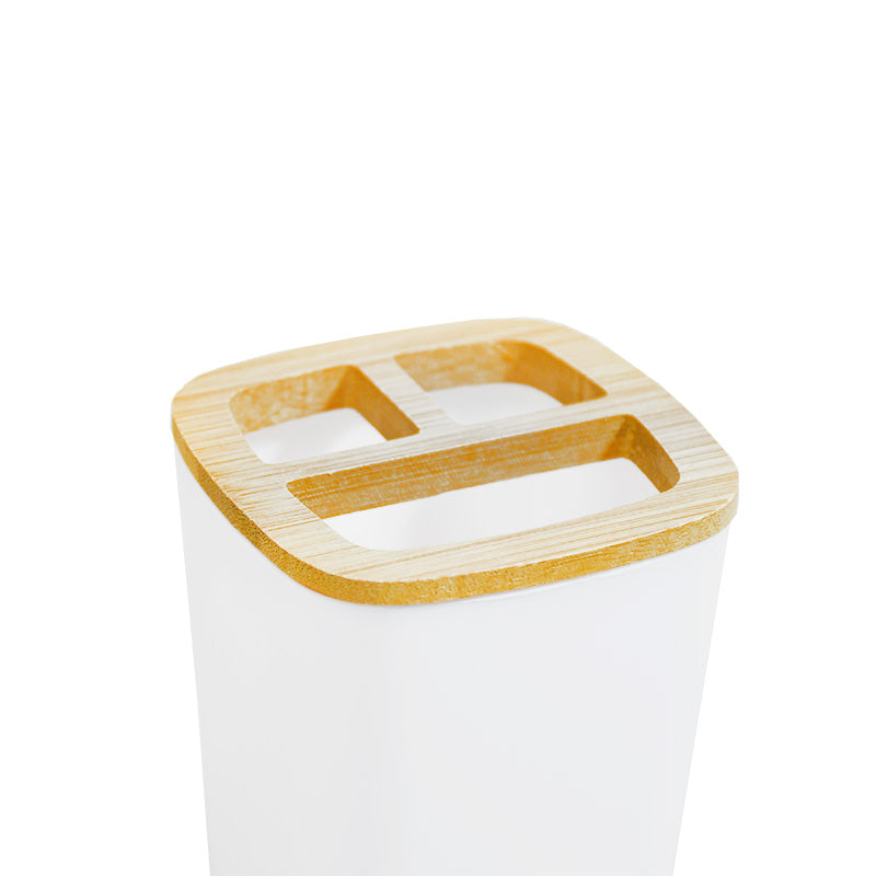 SET DE BAÑO 6PZ BLANCO PREMIUM LH-3653