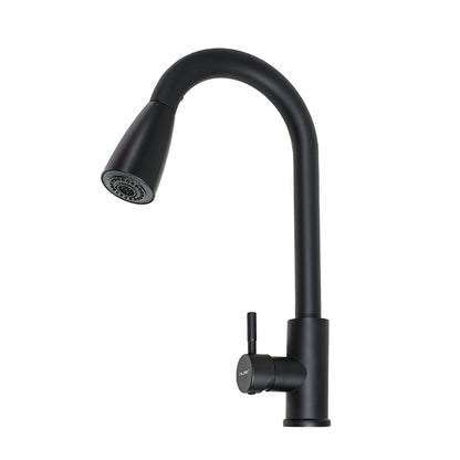 GRIFO NEGRO ALTO CON EXTENSION ITALOMIX LH-3313