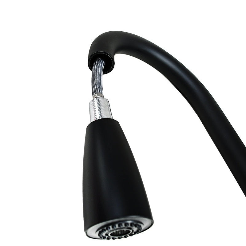 GRIFO NEGRO ALTO CON EXTENSION ITALOMIX LH-3313
