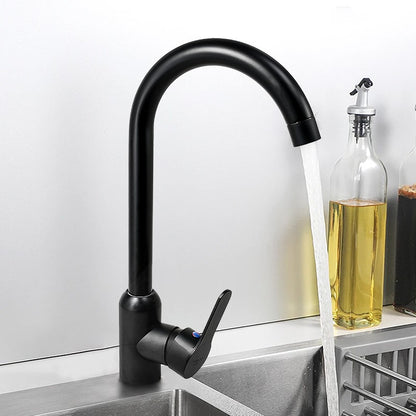 GRIFO NEGRO METALICO ALTO MESADA ITALOMIX LH-3317