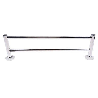 TOALLERO DOBLE CROMADO 57CM PARA BANO LH-3282