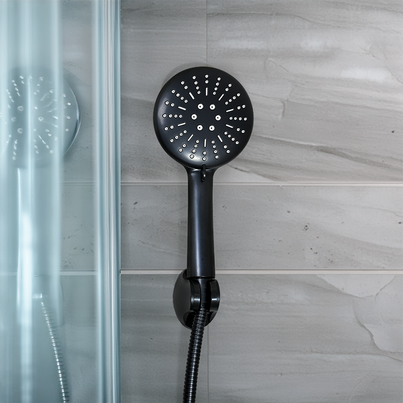 DUCHA DE BANO NEGRA C/PUNTO BLANCO BLISTERS LH3277