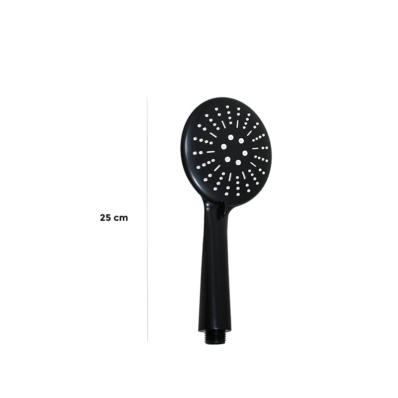 DUCHA DE BANO NEGRA C/PUNTO BLANCO BLISTERS LH3277