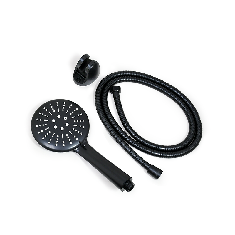 DUCHA DE BANO NEGRA C/PUNTO BLANCO BLISTERS LH3277