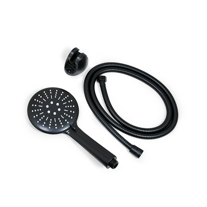 DUCHA DE BANO NEGRA C/PUNTO BLANCO BLISTERS LH3277