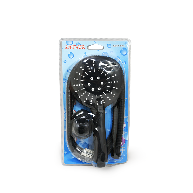 DUCHA DE BANO NEGRA C/PUNTO BLANCO BLISTERS LH3277