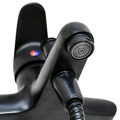MONOCOMANDO NEGRO MATE PARA DUCHA ITALOMIX LH-3259