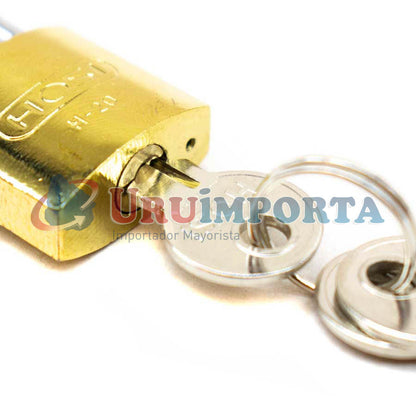 CANDADO DE BRONCE 20MM (ACERADO) LH-370