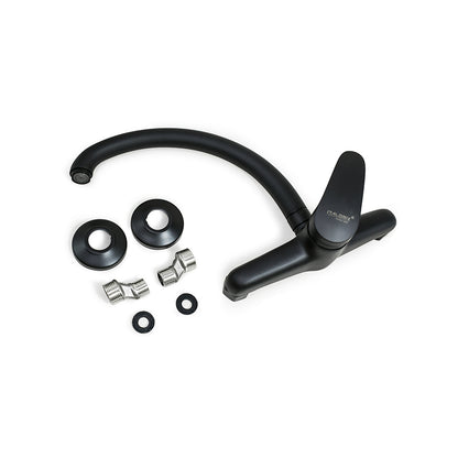 GRIFO MONOCOMANDO 20CM NEGRO PARED ITALOMIX LH3257
