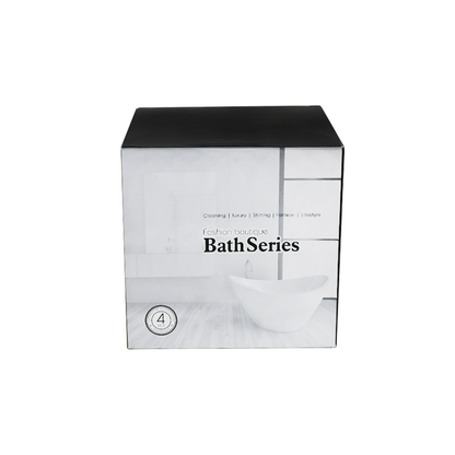 ACCESORIO CERAMICO P/BANO 4PZ TIPO VETEADO LH-3647