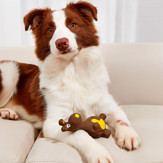 JUGUETE DE GOMA PARA MASCOTAS TIPO PERRITO LH-3353