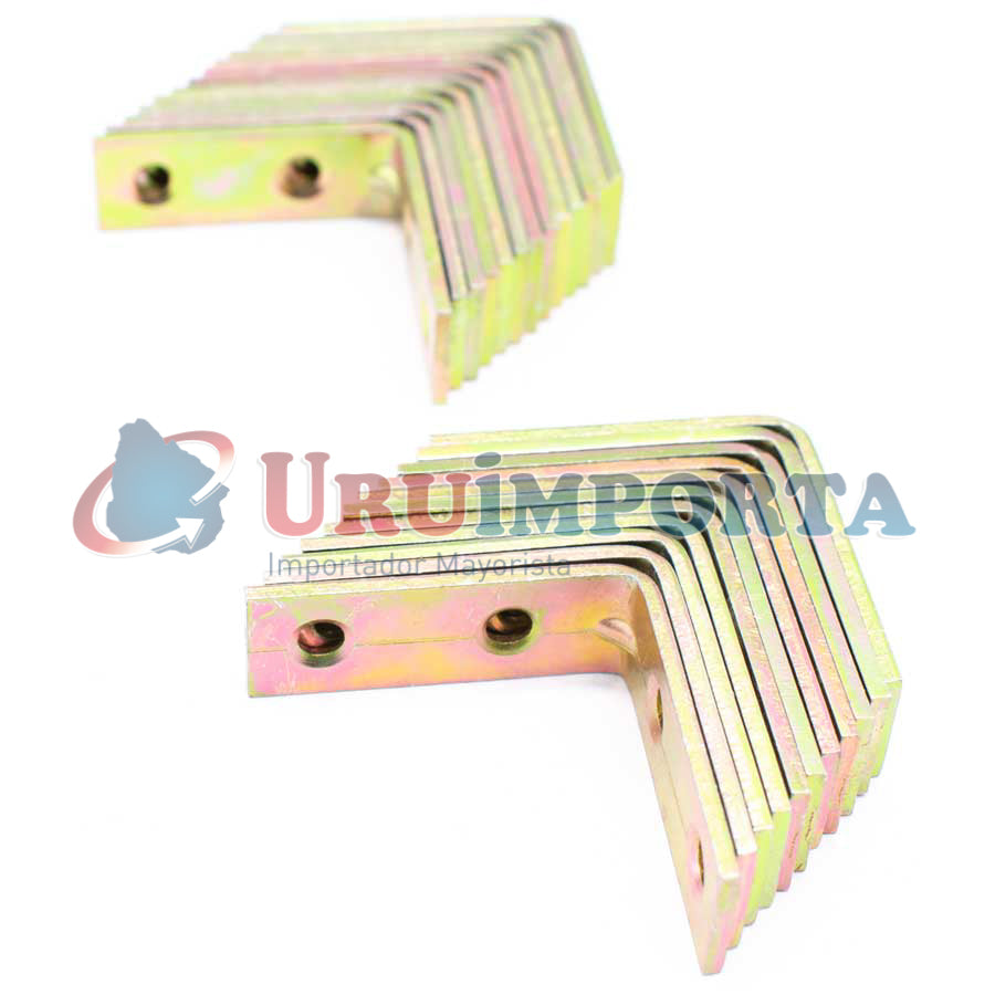 ESCUADRA BRONCEADA 24 UNIDADES 3.8X3.8 ECE038