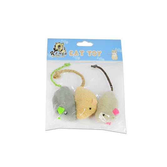 RATON DE PELUCHE PARA MASCOTA LH-3341