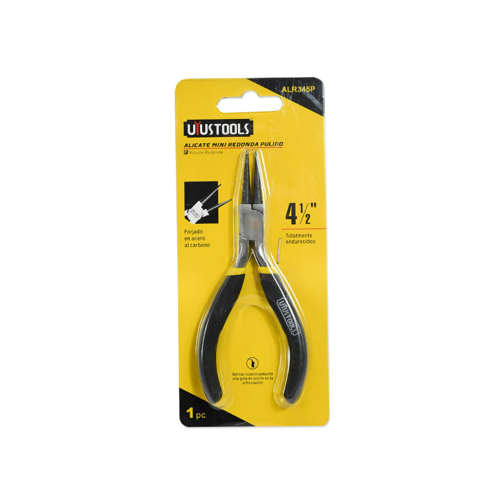 PINZA PUNTA REDONDA MINI 4 1/2″ UYUST ALR345P