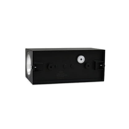 APLIQUE 6W LED RECTANGULAR DOS LUCES NEGRO LH-3465