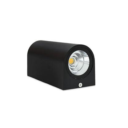 APLIQUE 6W LED CIRCULAR DOS LUCES NEGRO LH-3463
