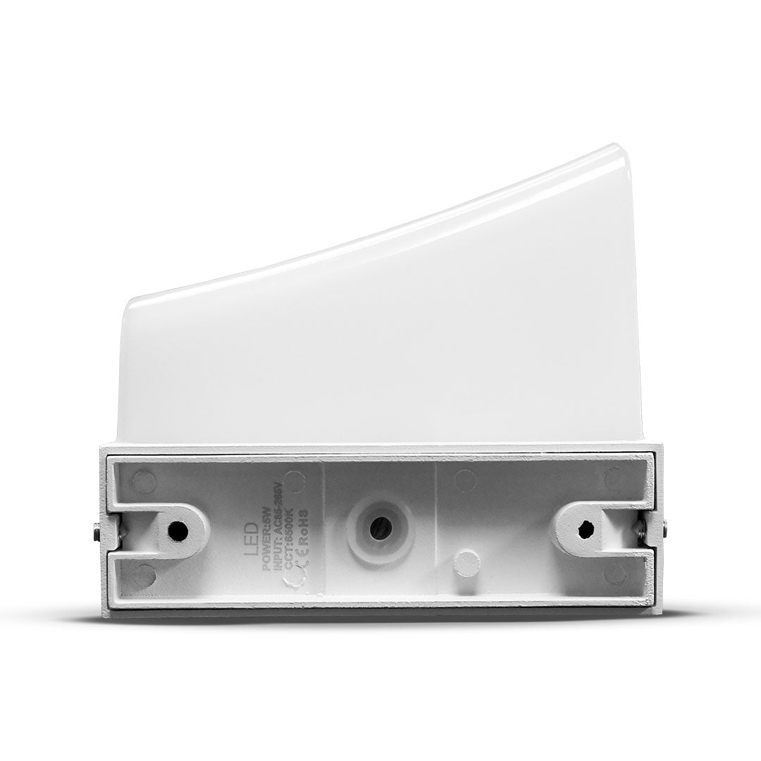 LUMINARIA LED 5W ANGULAR BLANCA LH-3472