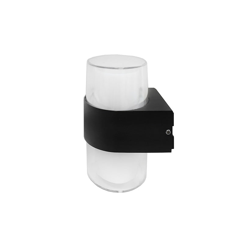 LUMINARIA 12W LUZ LED DOBLE OVALADO P/PARED LH3475