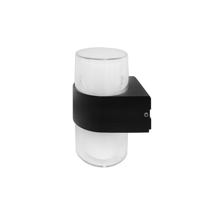 LUMINARIA 12W LUZ LED DOBLE OVALADO P/PARED LH3475
