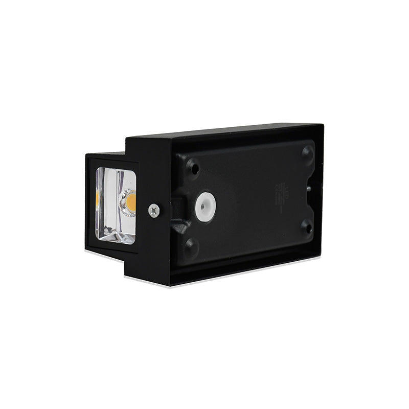 LUMINARIA TRIANGULAR NEGRA 6W DOBLE LUZ LH-3480