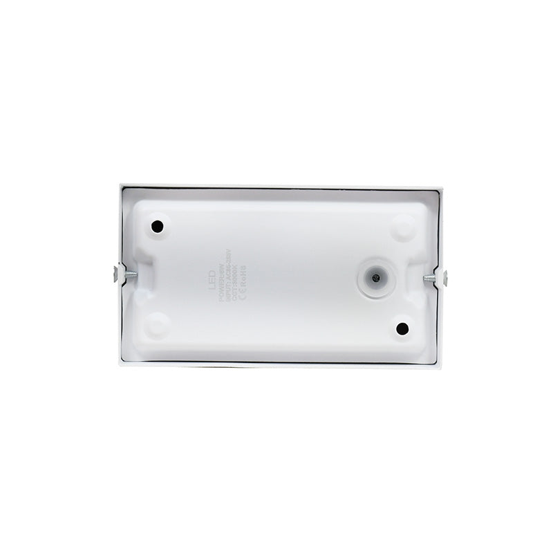 LUMINARIA TRIANGULAR BLANCA 6W DOBLE LUZ LH-3481