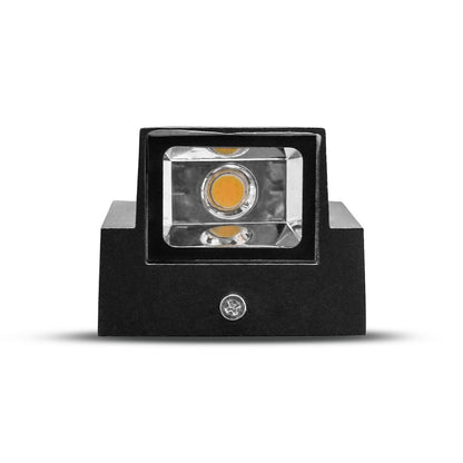 LUMINARIA TRIANGULAR NEGRA 3W UNA LUZ LH-3482