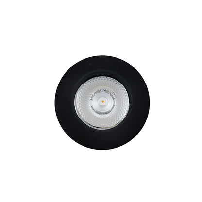 LUMINARIA REDONDA NEGRA 5W 7.4X1.5 CM LH-3485