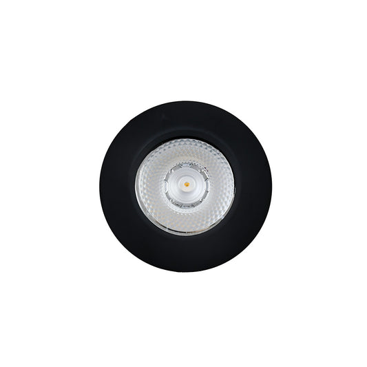 LUMINARIA REDONDA NEGRA 5W 7.4X1.5 CM LH-3485