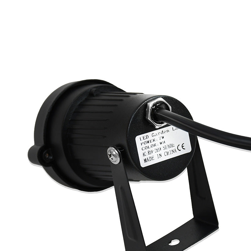 FOCO 7W NEGRO METALICO ENTERRAR P/JARDIN LH-3487