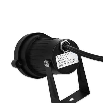 FOCO 7W NEGRO METALICO ENTERRAR P/JARDIN LH-3487