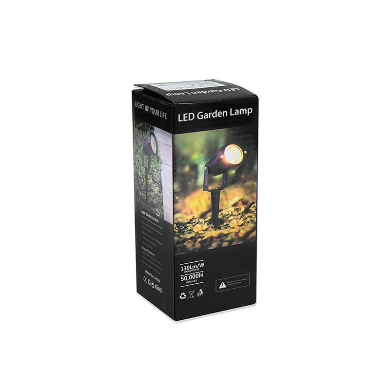 FOCO 7W NEGRO METALICO ENTERRAR P/JARDIN LH-3487