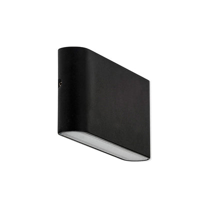 LUMINARIA 12W NEGRA DOBLE CHATO OVALADA LH-3488