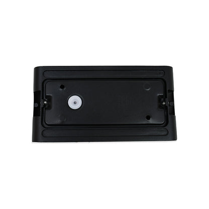 LUMINARIA 12W NEGRA DOBLE CHATO OVALADA LH-3488