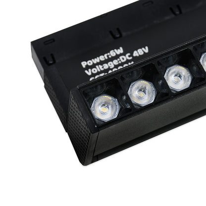 LUMINARIA NEGRA BISAGRA PARA RIEL 6W LH-3490
