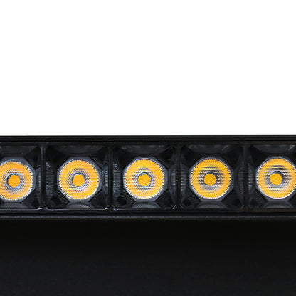 LUMINARIA NEGRA BISAGRA PARA RIEL 6W LH-3490