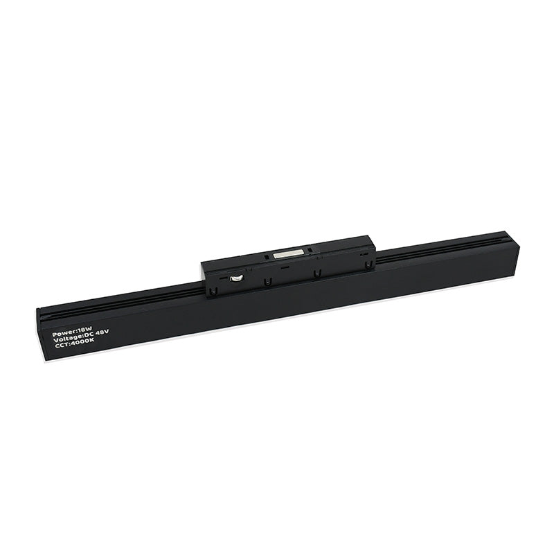 LUMINARIA NEGRA  PARA RIEL 18W LH-3491