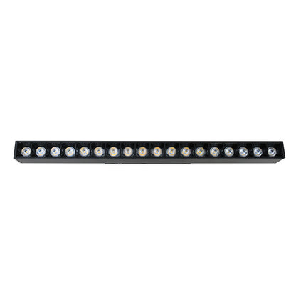 LUMINARIA NEGRA  PARA RIEL 18W LH-3491