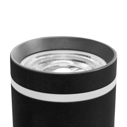 LUMINARIA 10W NEGRA CILINDRICA 8.5X9CM LH-3494