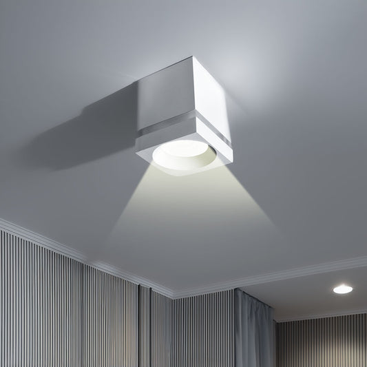 LUMINARIA 10W BLANCA RECTANGULAR 8X10.5CM LH-3496