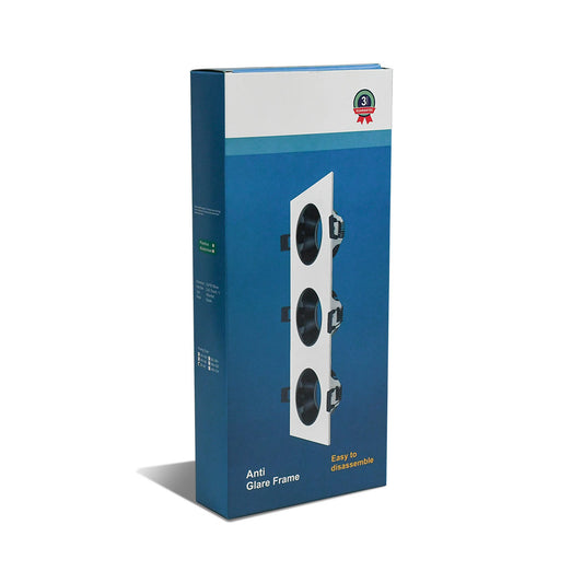 SOPORTE PARA 3 DICROICA NEGRO LH-3506