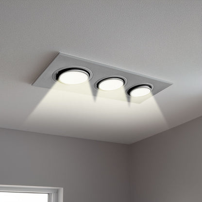 SOPORTE PARA 3 DICROICA BLANCO LH-3507