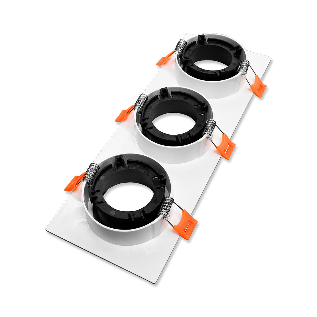 SOPORTE PARA 3 DICROICA BLANCO LH-3507