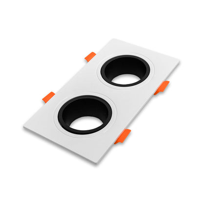 SOPORTE PARA 2 DICROICA BLANCO LH-3509