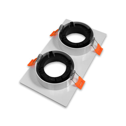 SOPORTE PARA 2 DICROICA BLANCO LH-3509