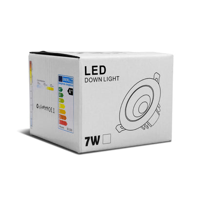 SPOT LED 7W FONDO NEGRO PARA EMBUTIR LH-3512